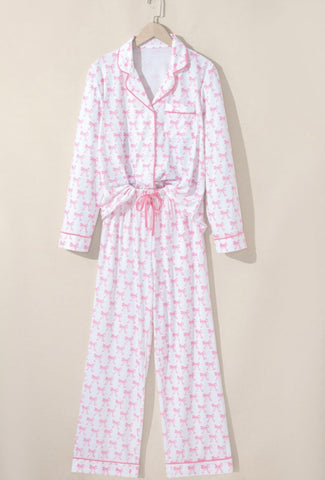 Pretty Pink Bow Sleepwear