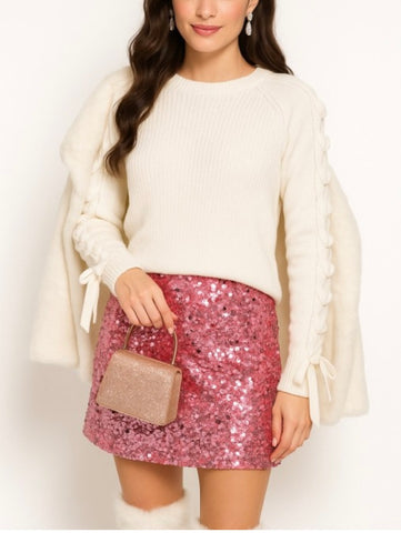 Ribbon Runway Sweater