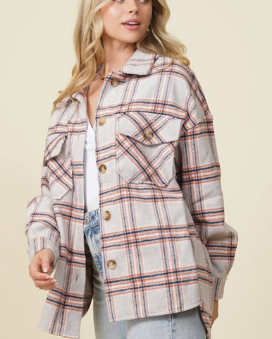 Harvest Skies Plaid Shacket