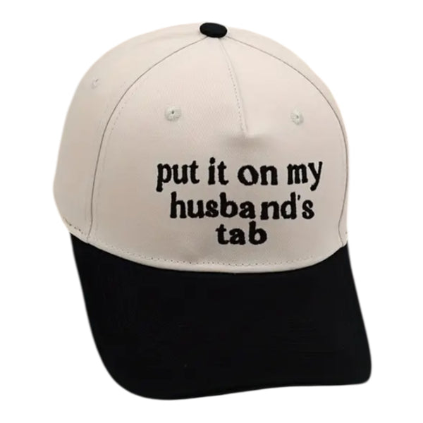 "Put It On My Husband's Tab" - Trucker Hat