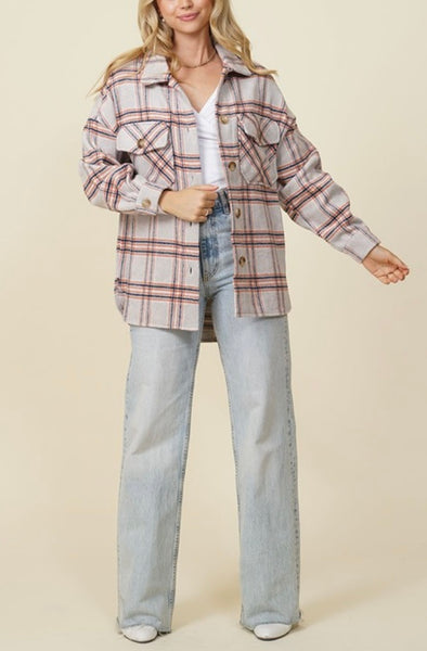 Harvest Skies Plaid Shacket