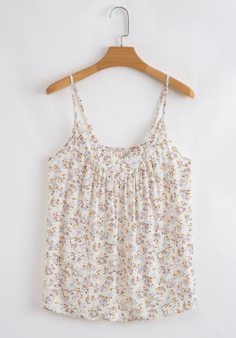 Floral Embers Tank Top