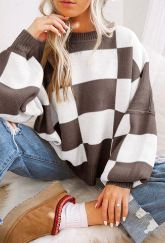 Checkered Sweater