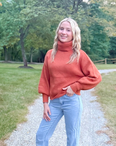 Halo & Belle Puff Sleeve Sweater
