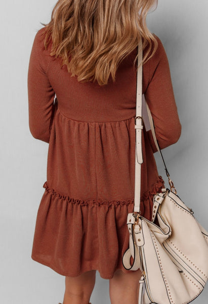 Sienna Nights Ribbed Tier Dress