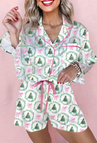 Pink Christmas Sleepwear