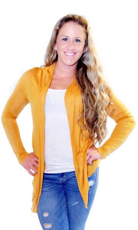 Bees Knees Cardigan - Ash Mustard - the Blushing Ivy Boutique LLC - Outerwear - 