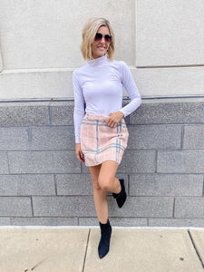 Dreamy State of Mind Mini Plaid Skirt - the Blushing Ivy Boutique LLC - 