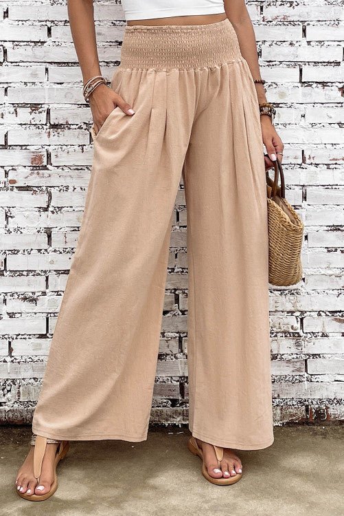 Falling for You Linen Pants - the Blushing Ivy Boutique LLC - 