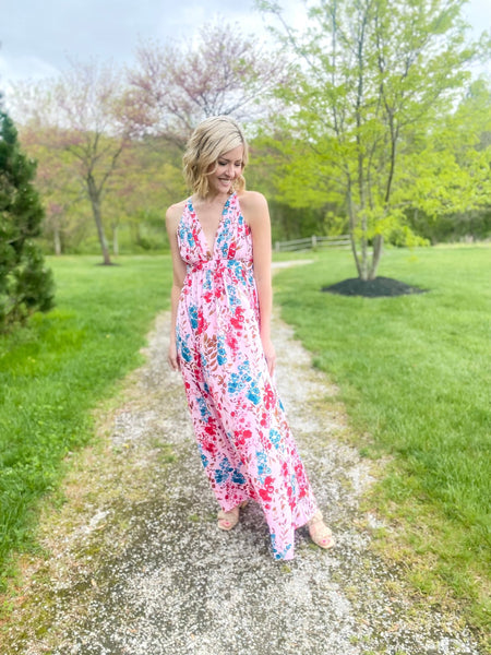 Floral Dreams Maxi Dress - the Blushing Ivy Boutique LLC - Dresses - 