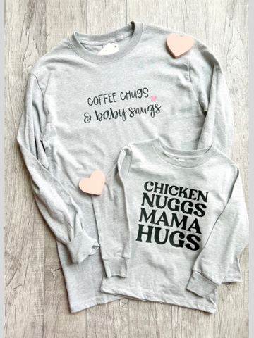 Coffee Chugs & Chicken Nuggs Long Sleeves