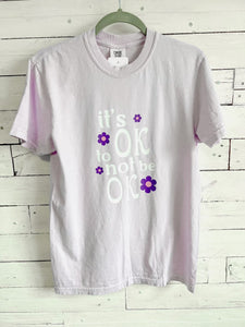 “It's Ok to Not be Ok” - Graphic Tee - the Blushing Ivy Boutique LLC - 