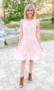 Just Getting Started Babydoll Dress - the Blushing Ivy Boutique LLC - Dresses - 