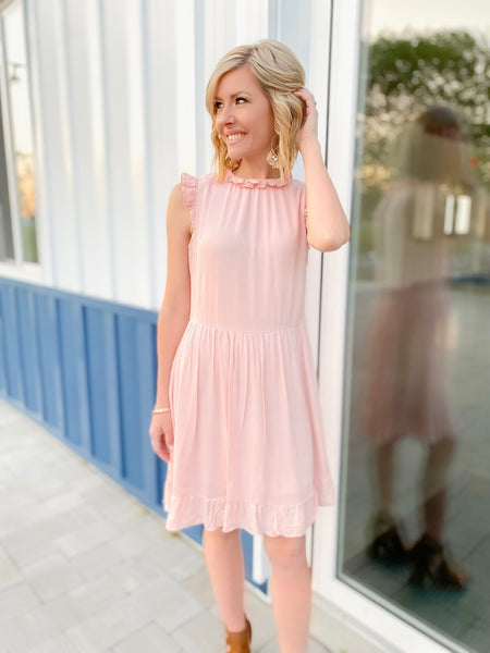 Just Getting Started Babydoll Dress - the Blushing Ivy Boutique LLC - Dresses - 