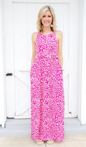 Love for Leopard Maxi Dress - the Blushing Ivy Boutique LLC - Dresses - 