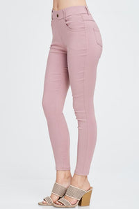 Mad for You Jeggings - Mauve - the Blushing Ivy Boutique LLC - Bottoms - 