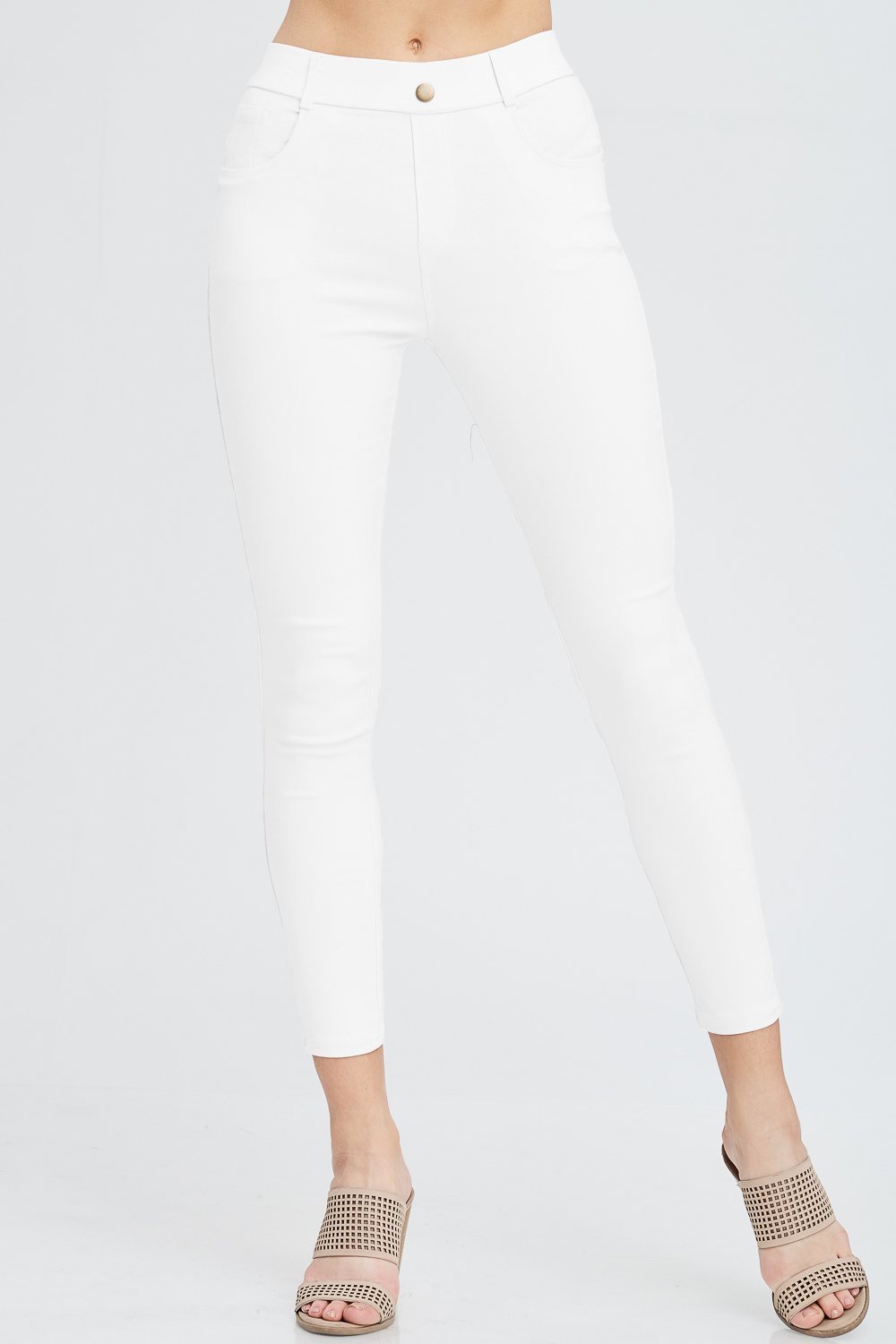 Mad for You Jeggings - White - the Blushing Ivy Boutique LLC - Bottoms - 