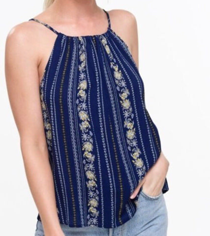 Navy Baby Silhouette Top - the Blushing Ivy Boutique LLC - Tops - 