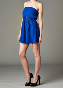 Spring Fling Dress (Cobalt Blue) - the Blushing Ivy Boutique LLC - Dresses - 