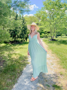 Wanderlust Woven Maxi Dress - the Blushing Ivy Boutique LLC - 