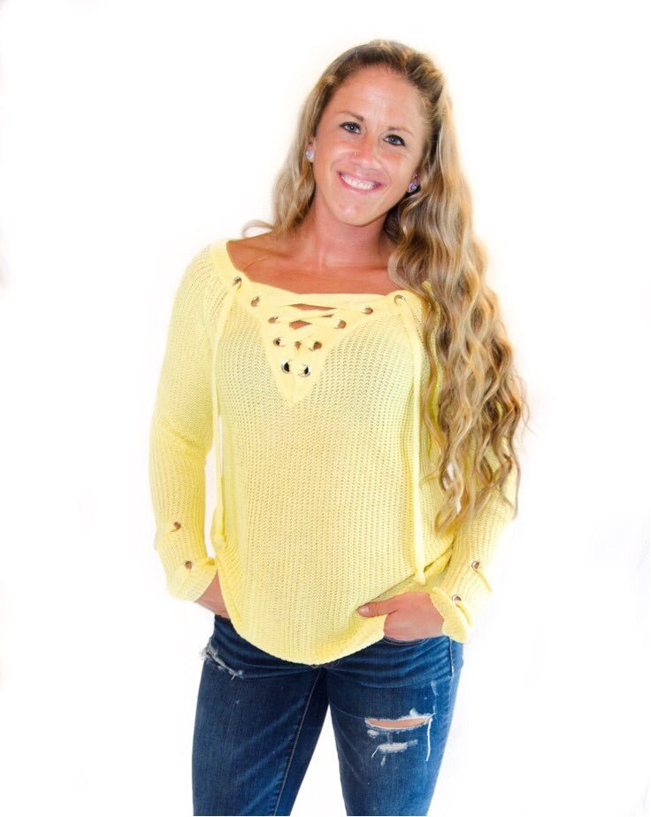 You Are My Sunshine Sweater - the Blushing Ivy Boutique LLC - Tops - 