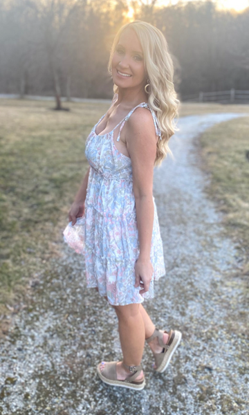 Isn’t She Lovely Tiered Babydoll Dress