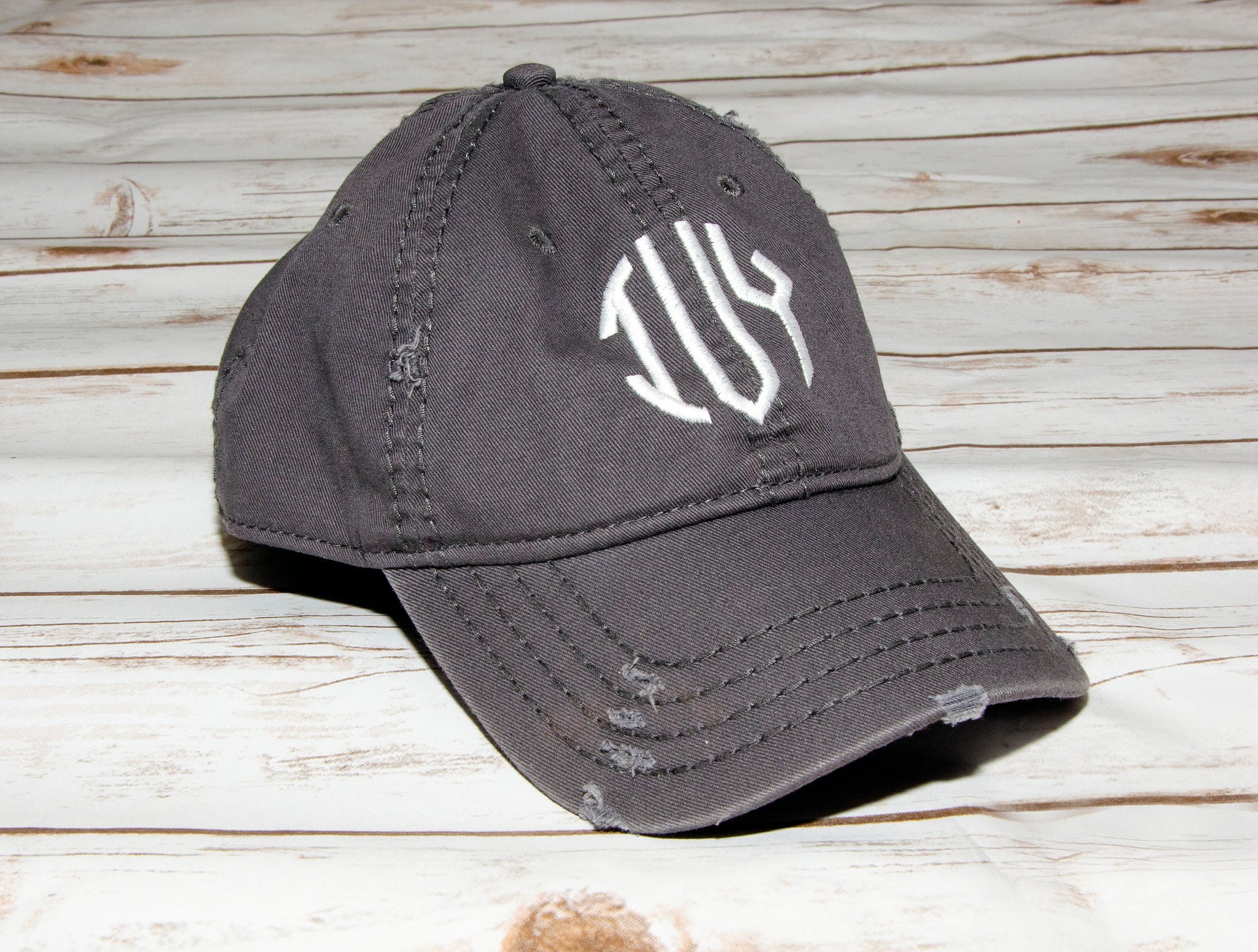 The Blushing Ivy Boutique "IVY" Logo Distressed Hat